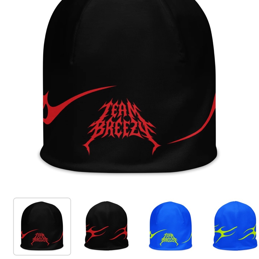 Team Breeze Beanie Set - Black and Red Breezy Bowl XX (2025 tour)